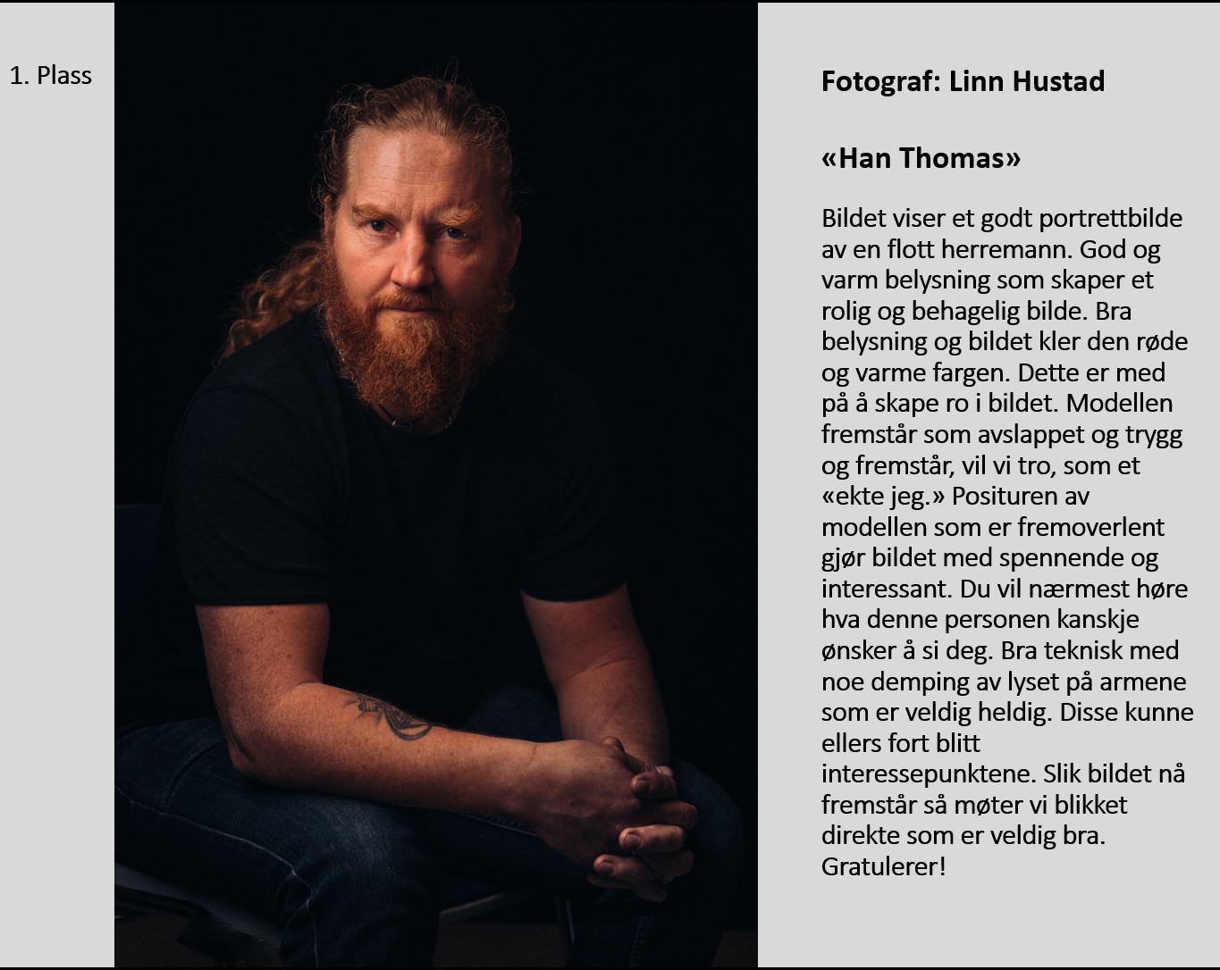 Desember 2020 «Portrett»: Topp 10 og vinner Linn Hustad